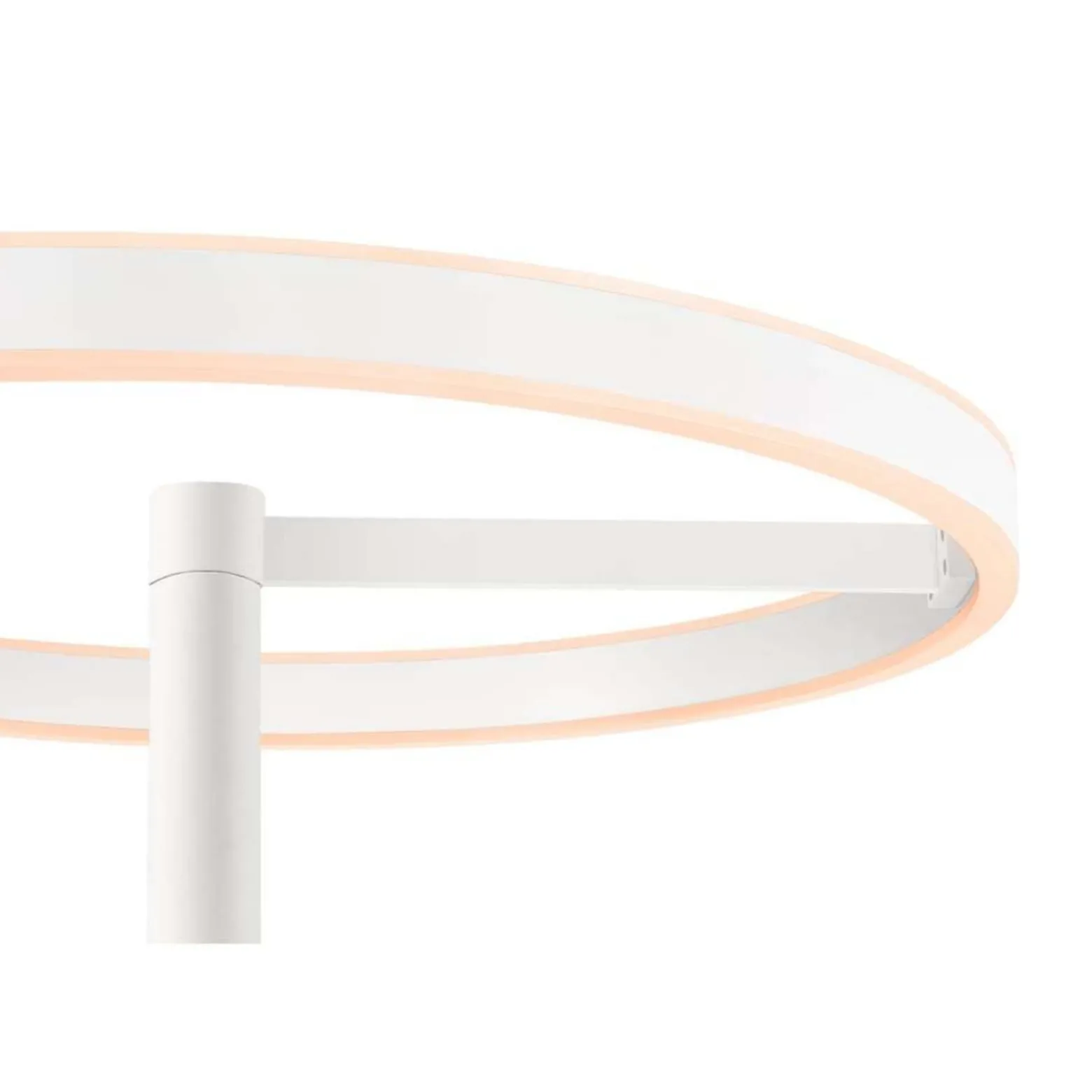 SLV LED-lattiavalaisin One Straight, valkoinen, 2700/3000 K