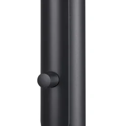 SLV LED-lattiavalo One Straight, musta/messinki, 2700/3000 K
