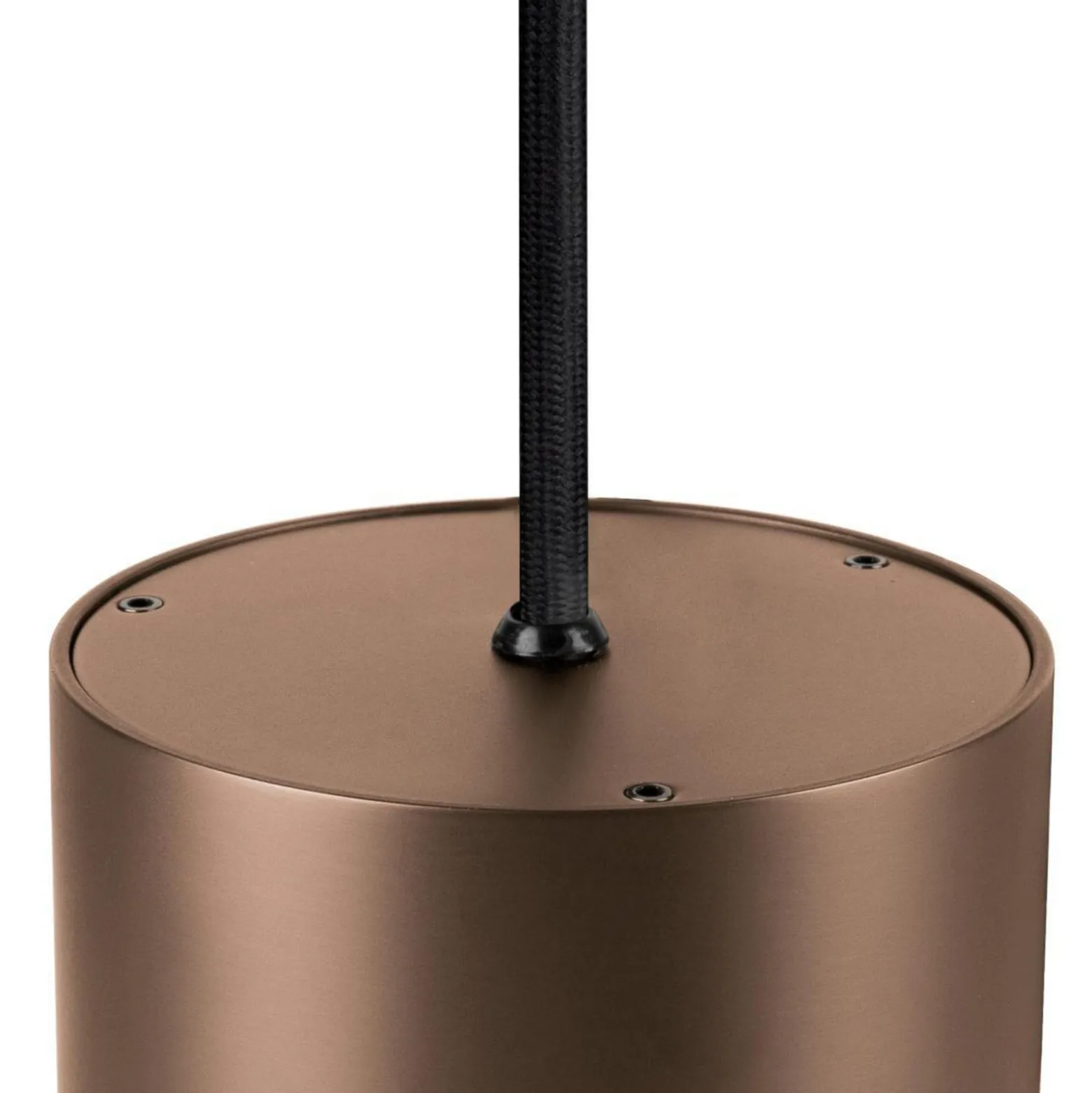 SLV LED-riippuvalaisin Oculus, kuparivärinen, Ø 9 cm, himmennettävä lämpimään