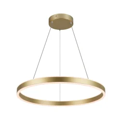 SLV LED-riippuvalaisin One 60, messinki, Ø 60 cm, ylös/alas, CCT