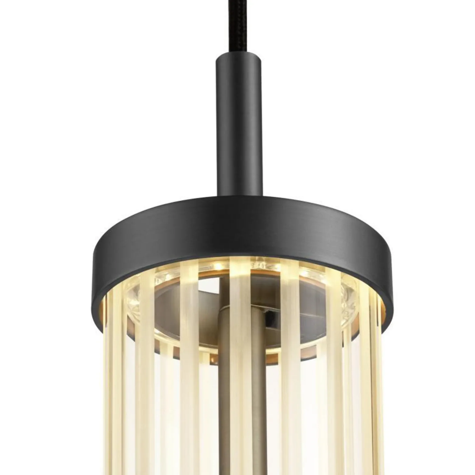 SLV LED-riippuvalaisin Quimera, pronssinvärinen, Ø 8 cm, CCT