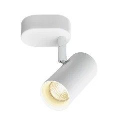 SLV LED-seinäkohdevalaisin Noblo, 2700 K, valkoinen, 13 cm, metalli