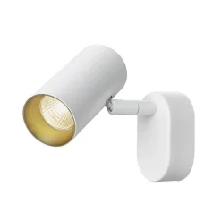 SLV LED-seinäkohdevalaisin Noblo, 2700 K, valkoinen, 13 cm, metalli