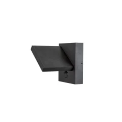 SLV LED-seinävalaisin Abridor, antrasiitti, leveys 14 cm, anturi