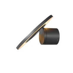 SLV LED-seinävalaisin I-Ring, antrasiitti, alumiini, Ø 24 cm