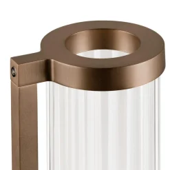 SLV LED-seinävalaisin Quimera, kuparivärinen, korkeus 41 cm, CCT