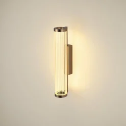 SLV LED-seinävalaisin Quimera, kuparivärinen, korkeus 41 cm, CCT