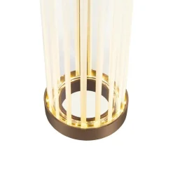 SLV LED-seinävalaisin Quimera, kuparivärinen, korkeus 41 cm, CCT