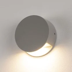 SLV Pema LED-seinävalaisin, harmaa
