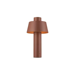 SLV Photoni 45 -pollarilamppu, ruosteenvärinen, alumiini, korkeus 45 cm