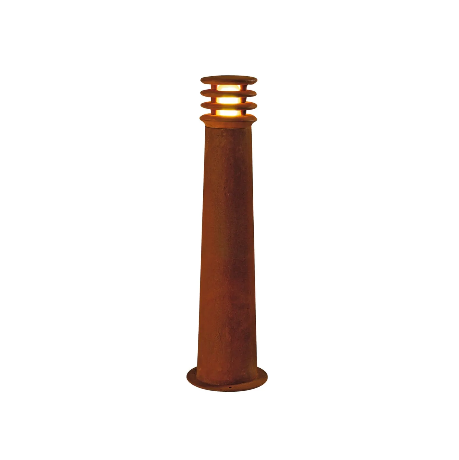 SLV pylväsvalaisin Rusty 70, ruosteenvärinen, teräs, korkeus 70 cm, IP55