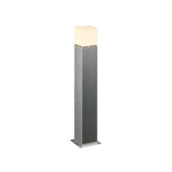 SLV pylväsvalaisin Square Pole, korkeus 90 cm, harmaa, ruostumaton teräs