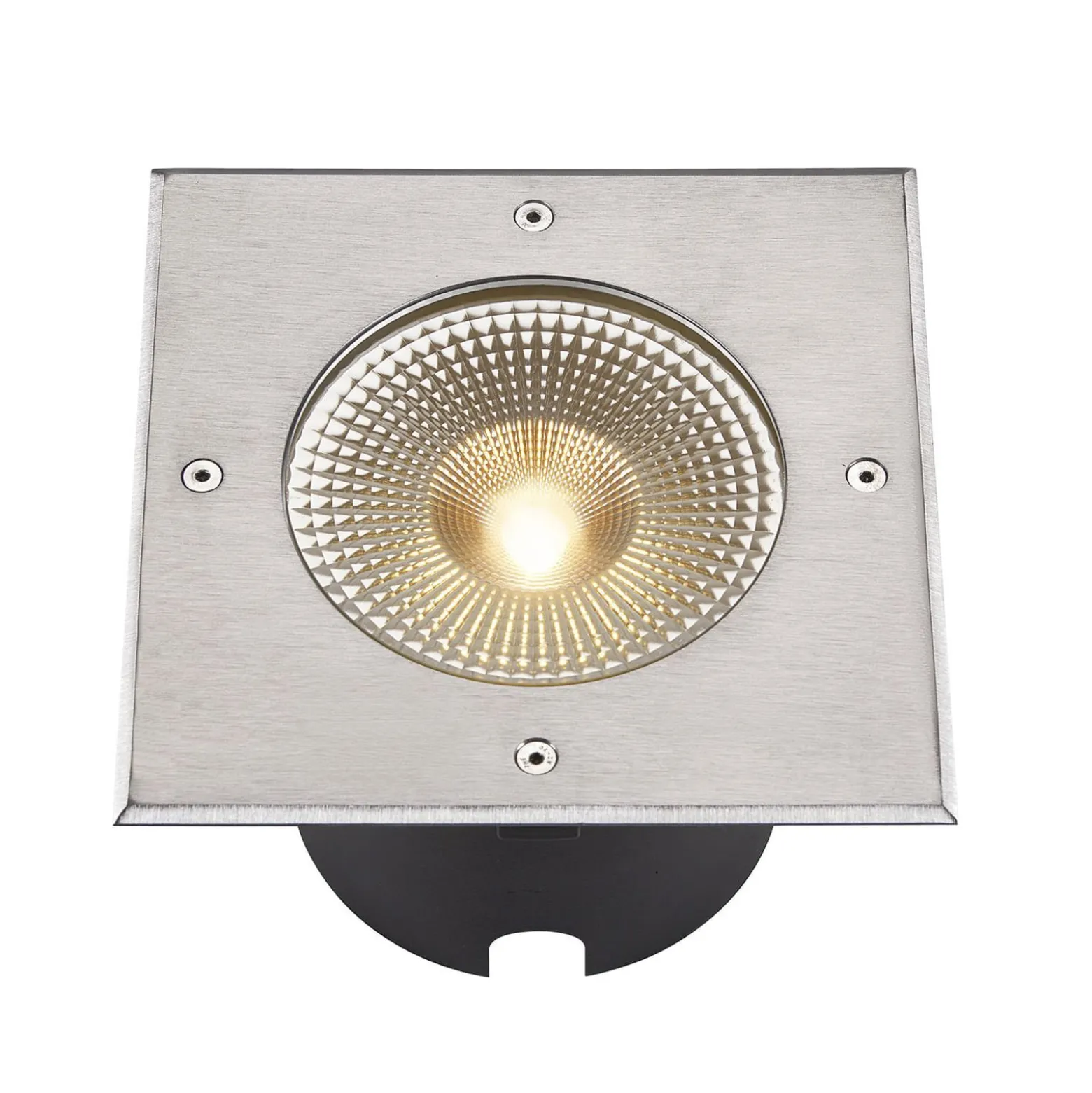 SLV Rocci 200 LED upotettu lattiavalaisin neliö 20cm