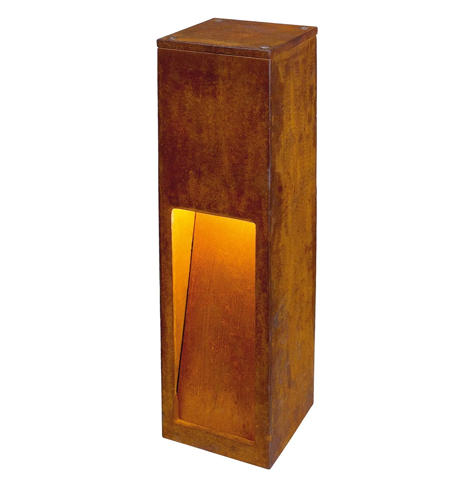 SLV Rusty Slot 50 LED-sokkeli-valaisin, korkeus 50 cm