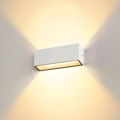 SLV Sitra LED ulkoseinävalaisin ylös/alas 30cm valkoinen