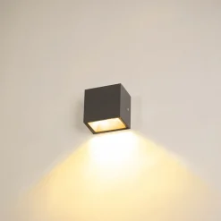 SLV Sitra Single LED-ulkoseinävalaisin antrasiitti alaspäin