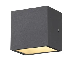 SLV Sitra Single LED-ulkoseinävalaisin antrasiitti alaspäin