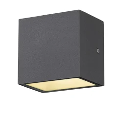 SLV Sitra Single LED-ulkoseinävalaisin antrasiitti alaspäin