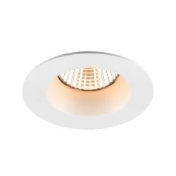 SLV upotettava LED-kohdevalaisin New Tria, pyöreä, valkoinen, IP65, 2 700 K, 38°