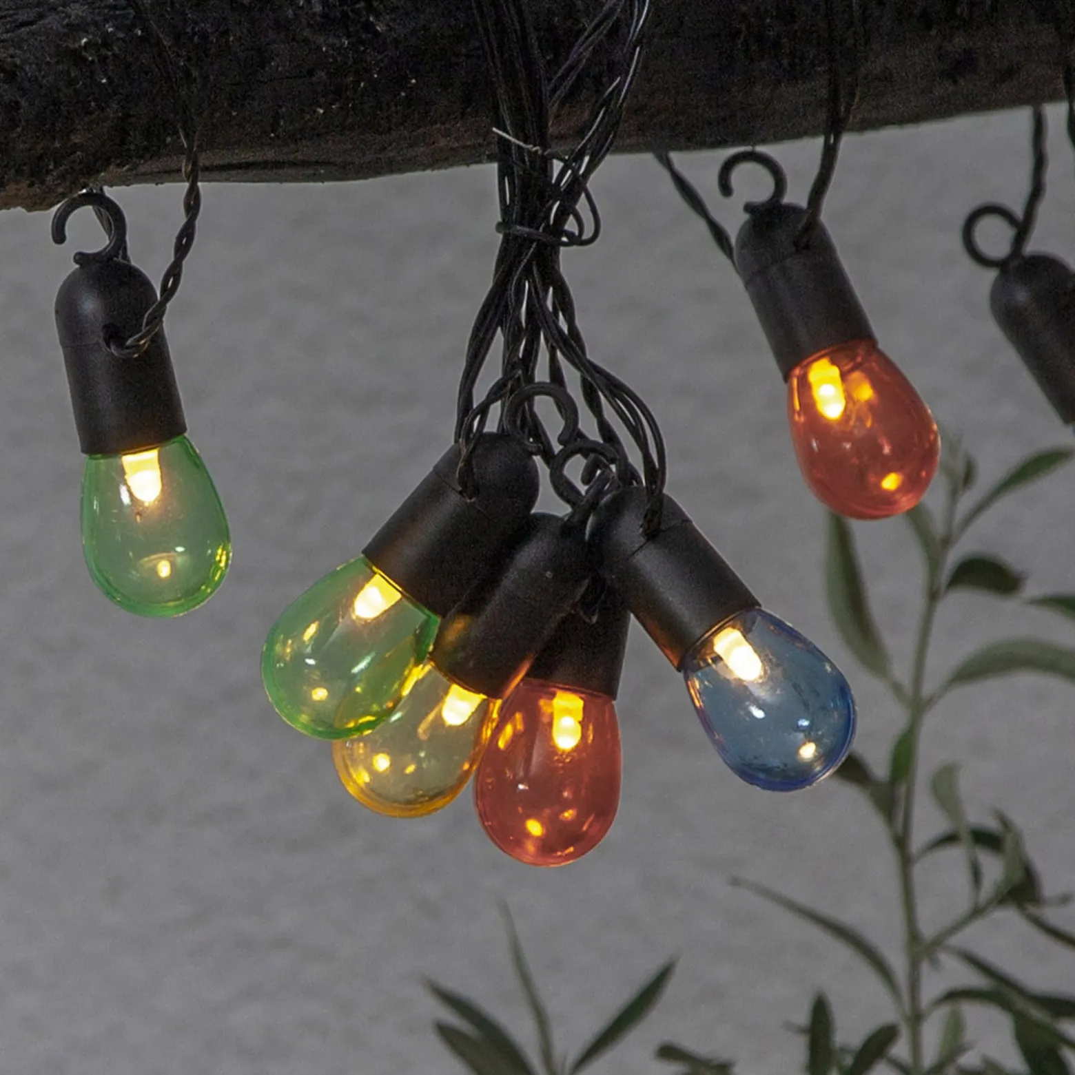 Small Hooky -LED-valoketju, värikäs