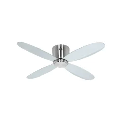 Smart-kattotuuletin ECO PLANO II, halkaisija 112 cm, hopea, DC