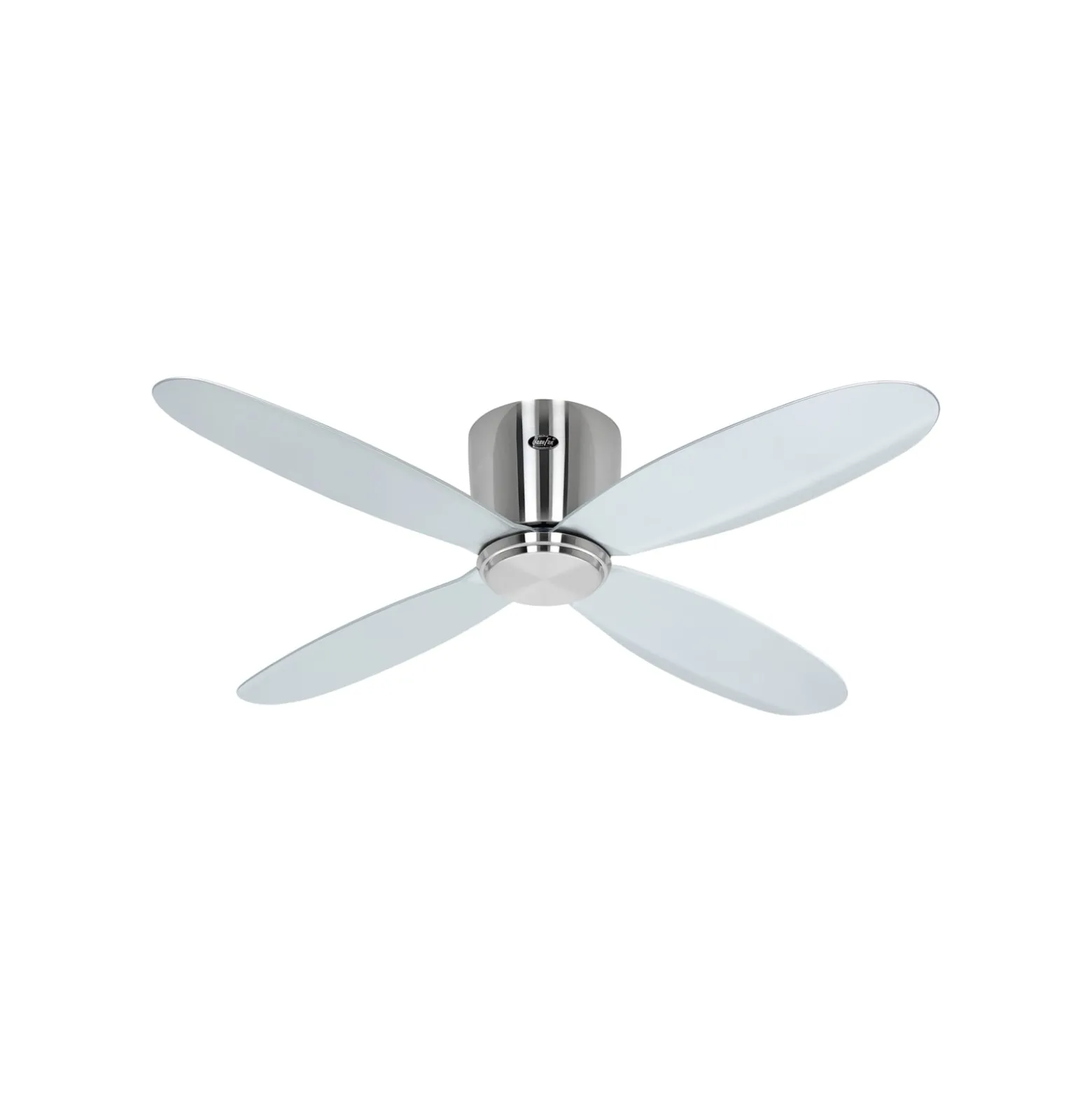 Smart-kattotuuletin ECO PLANO II, halkaisija 112 cm, hopea, DC
