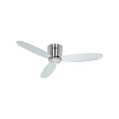 Smart-kattotuuletin ECO PLANO II, halkaisija 112 cm, hopea, DC