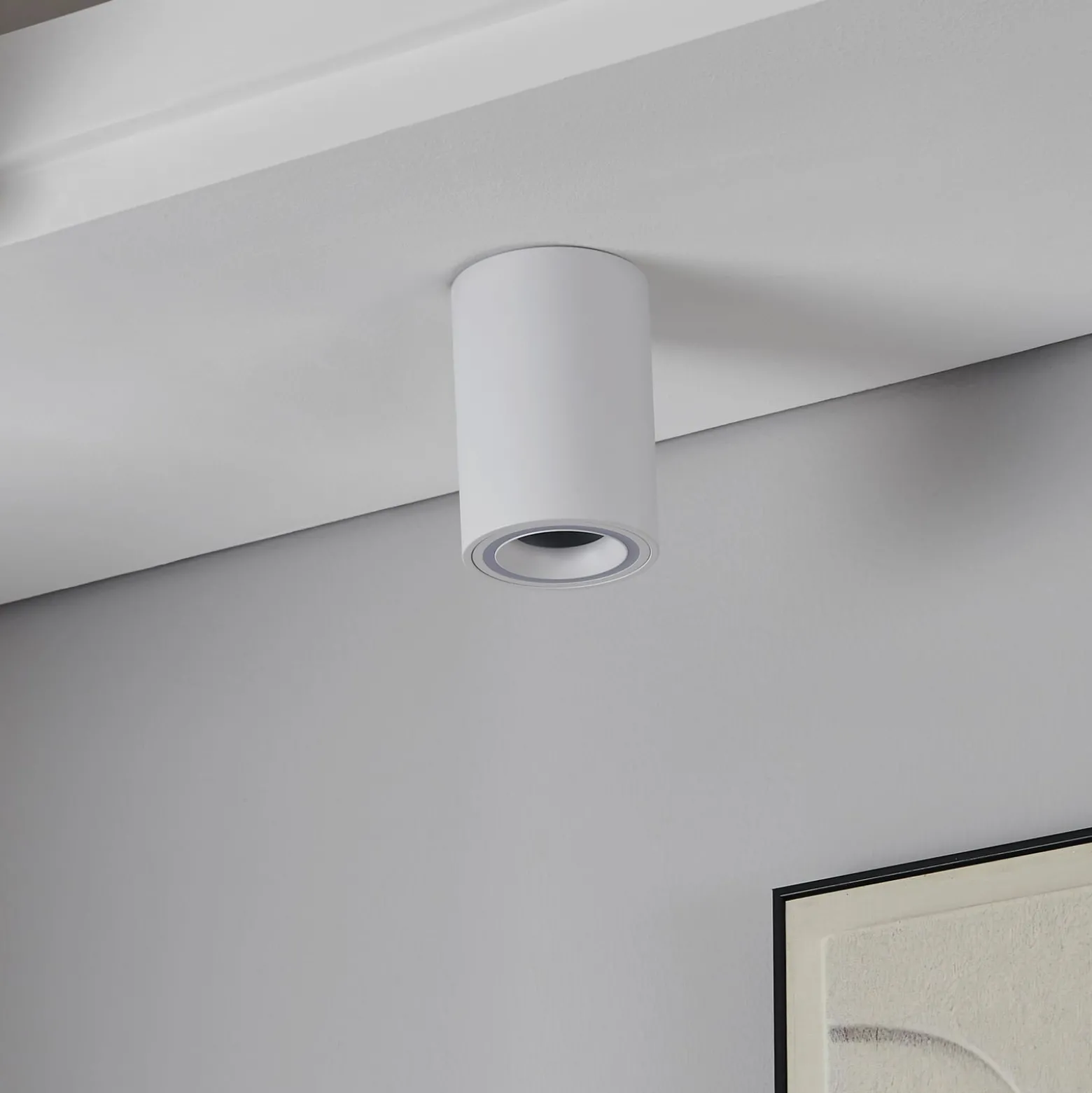 Smart ZIG LED-kattovalaisin Carosso-Z, valkoinen, CCT, RGB