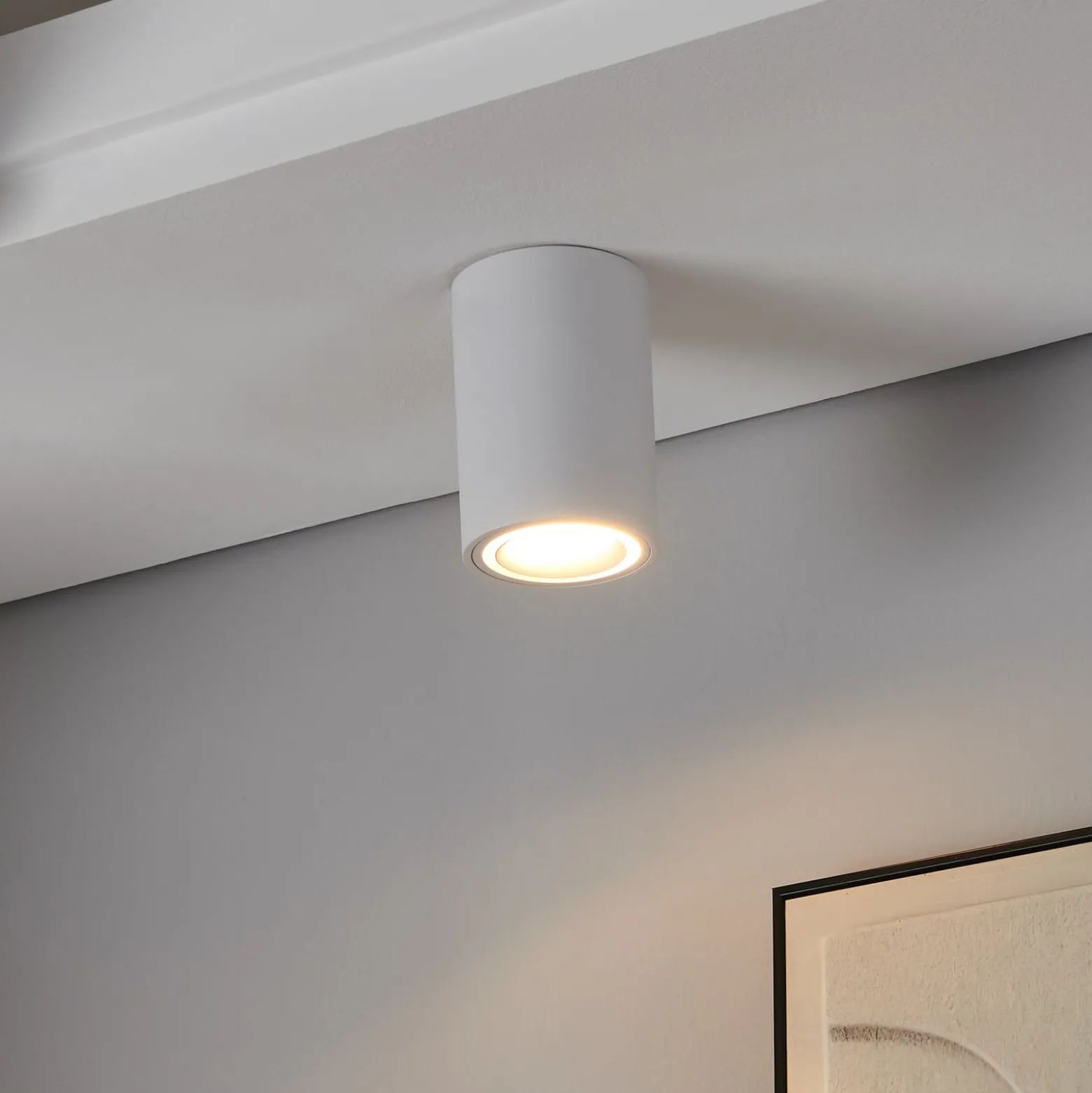 Smart ZIG LED-kattovalaisin Carosso-Z, valkoinen, CCT, RGB