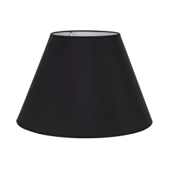 Sofia-lampunvarjostin, korkeus 31 cm, musta/valkoinen