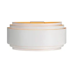 Sofia seinävalaisin, valkoinen, leveys 30 cm, alumiini, E14