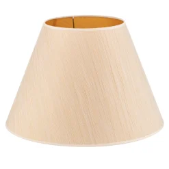 Sofia-varjostin, korkeus 31 cm, valkoinen/kultaiset nauhat