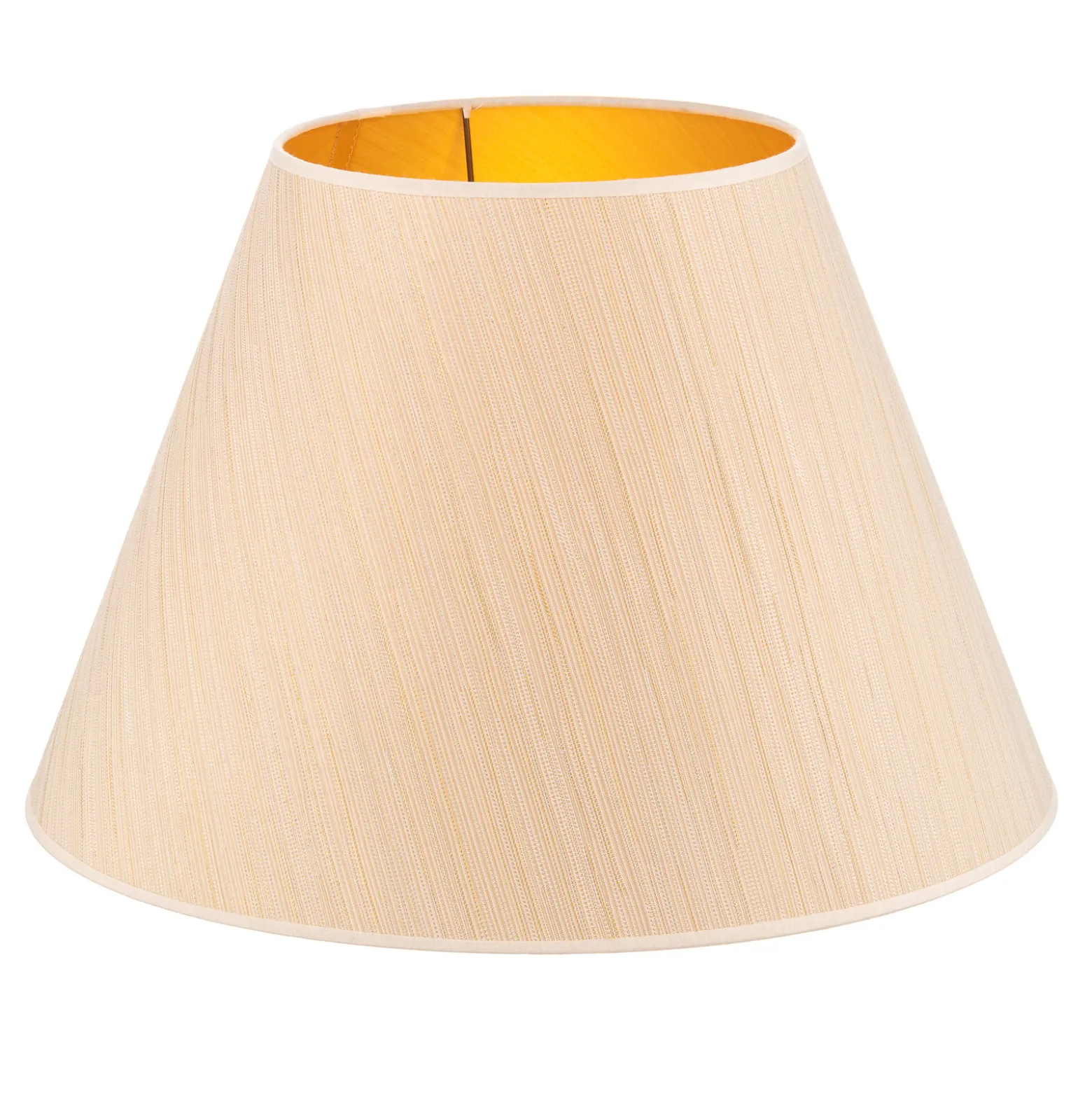 Sofia-varjostin, korkeus 31 cm, valkoinen/kultaiset nauhat