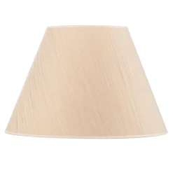 Sofia-varjostin, korkeus 31 cm, valkoinen/kultaiset nauhat