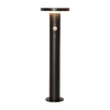 Solar LED jalustavalaisin Valletta Sensor musta metalli 50 cm