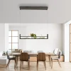 Sontura-LED-riippuvalaisin, musta, rauta, hyllyyn ripustettava