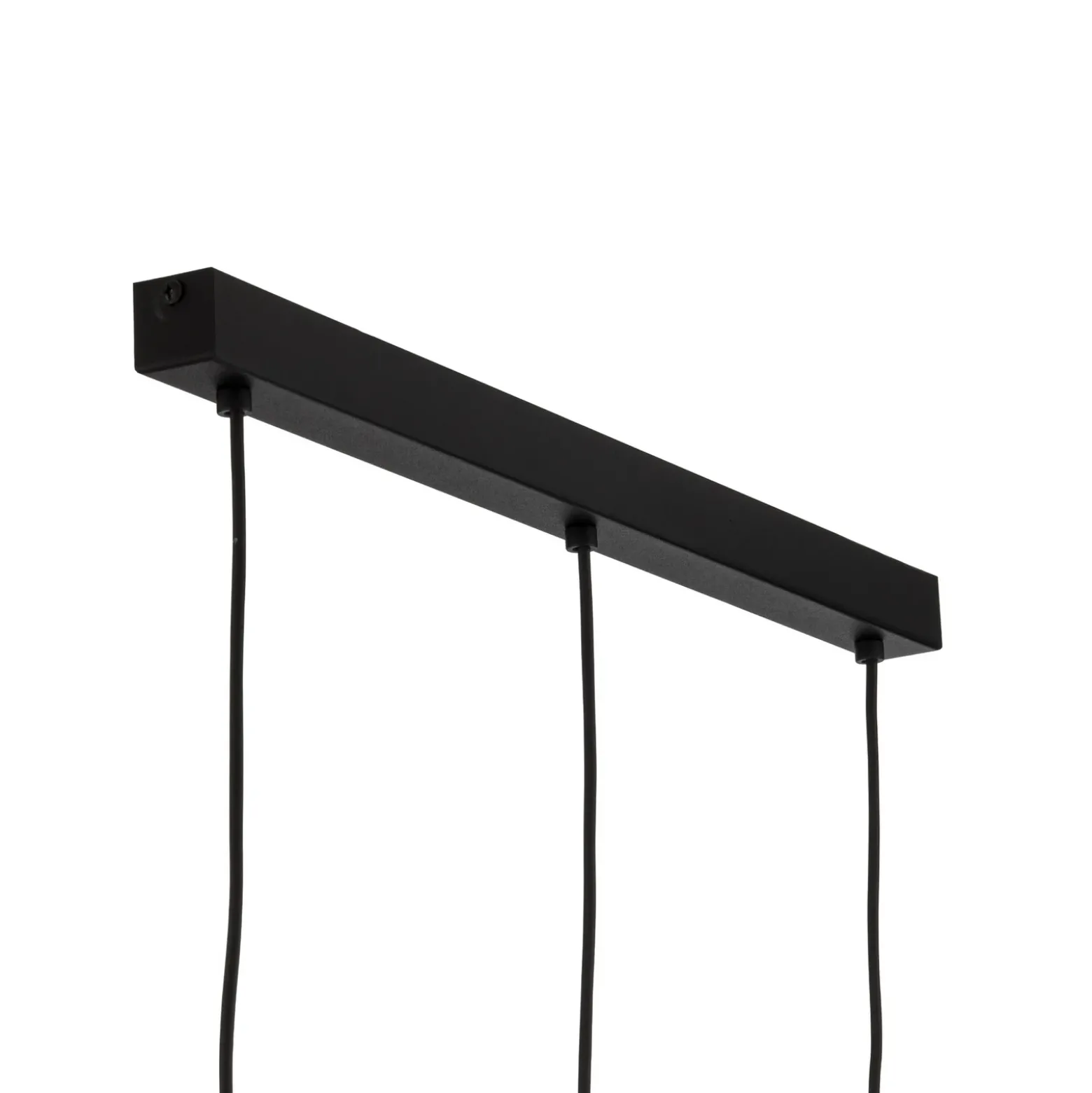 Sophia-riippuvalo, 3-lamppuinen, 65 cm, konjakki/musta, E14