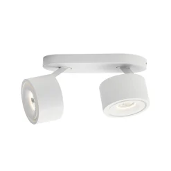 Specter LED-kattovalaisin, valkoinen, pituus 19,4 cm, alumiini, 2-valo.