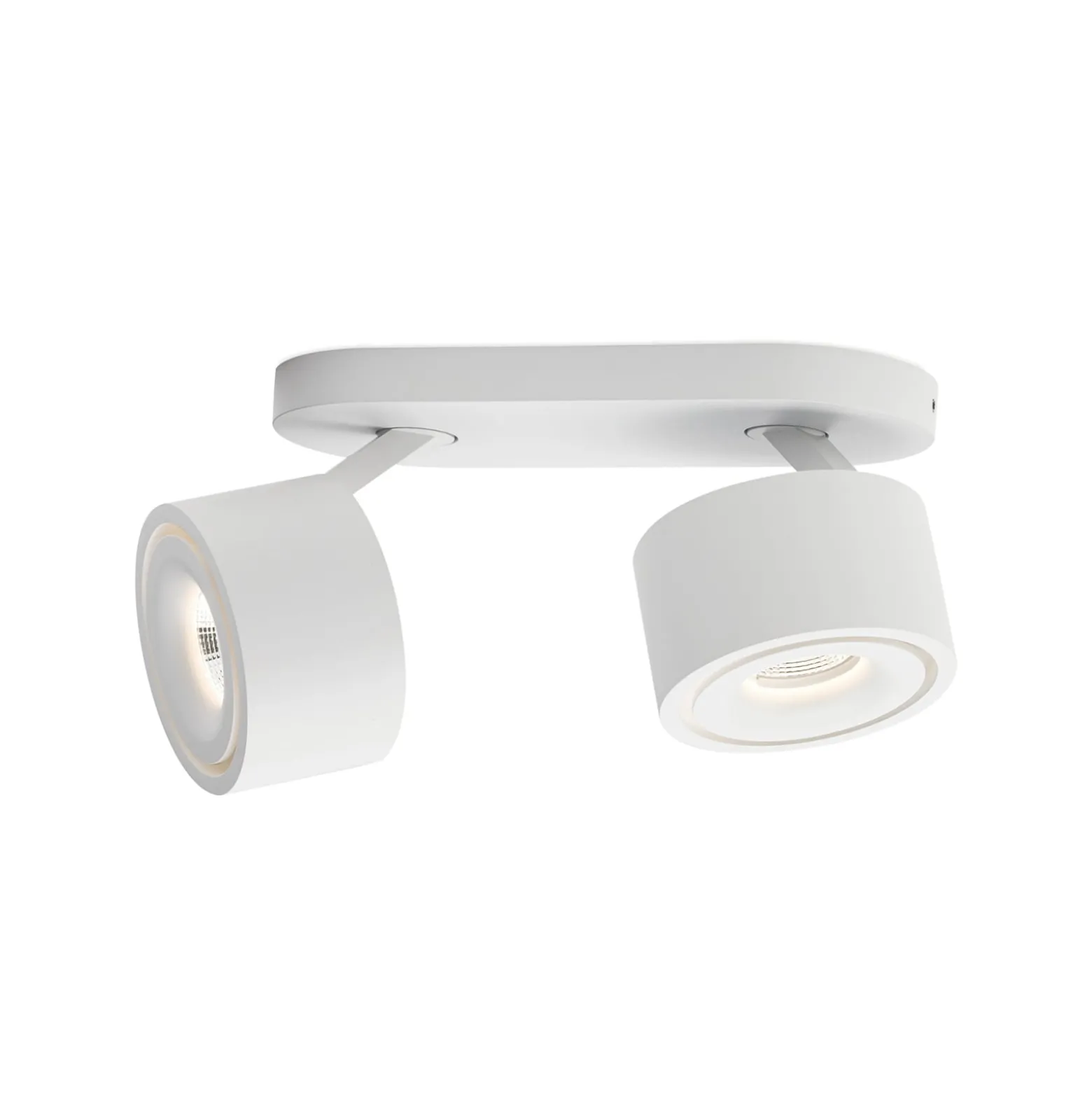 Specter LED-kattovalaisin, valkoinen, pituus 19,4 cm, alumiini, 2-valo.
