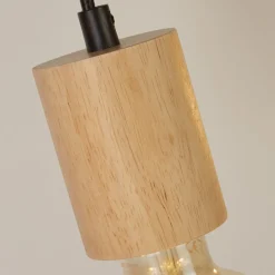Spinny-riippuvalaisin, palkki, 115 cm, 5-valo, kumipuu, E27