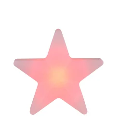 Star-LED-koristevalaisin, korkeus 55 cm, IP44, valkoinen, RGBW