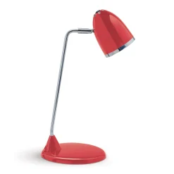 Starlet työpöytälamppu, punainen, korkeus 41 cm, metalli E27