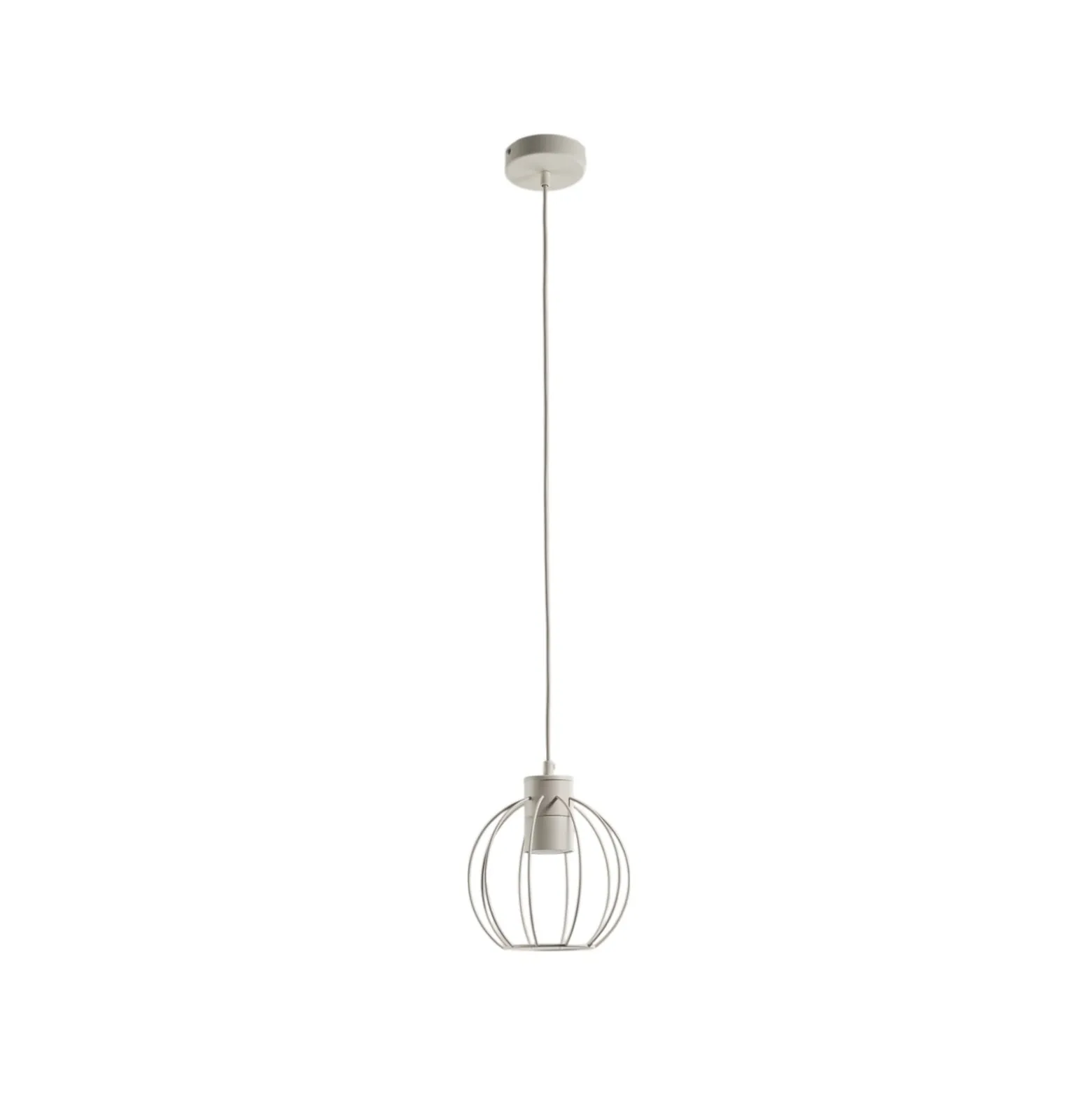 STARLIGHT riippuvalaisin, kermanvalkoinen, 1-valo, Ø 18 cm, metallia