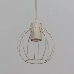 STARLIGHT ripustusvalaisin, kermanvalkoinen, 4-valo, pituus 100 cm metallia