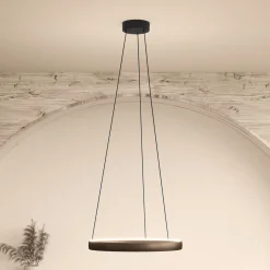 Stars of Light LED-riippuvalaisin Trabuco, ruskea, Ø 80 cm CCT