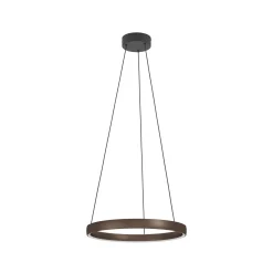 Stars of Light LED-riippuvalaisin Trabuco, ruskea, Ø 80 cm CCT