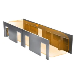 STEINEL Hallway KNX-läsnäolotunnistin uppoas musta
