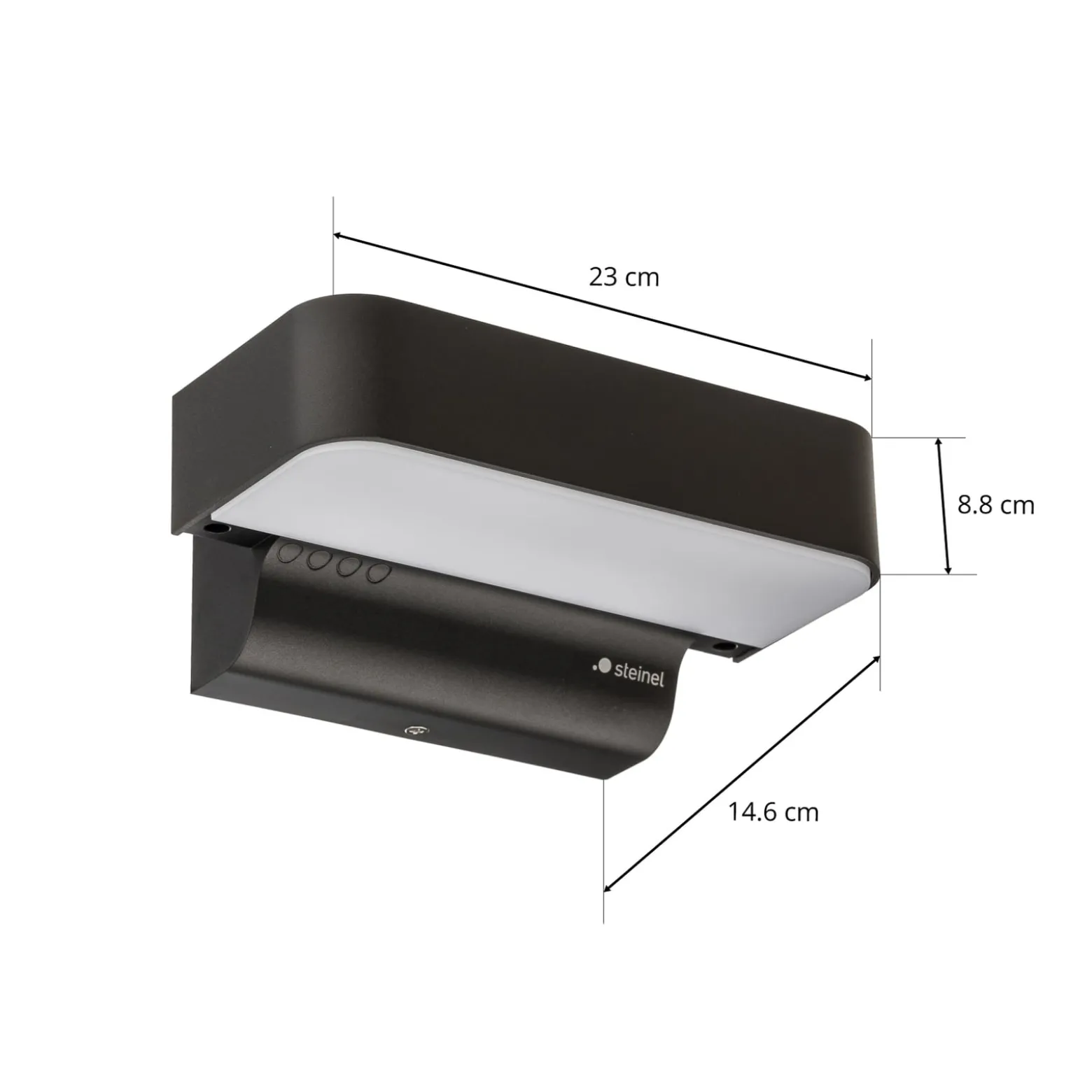 STEINEL L 800 C ulkoseinävalaisin alaspäin antrasiittia