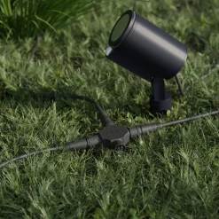 STEINEL LED-Spot Garden SC, anturi, antrasiitti, IP65, RGBWW