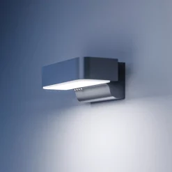 STEINEL LED-ulkoseinävalaisin L 800 SC, anturi, hopea